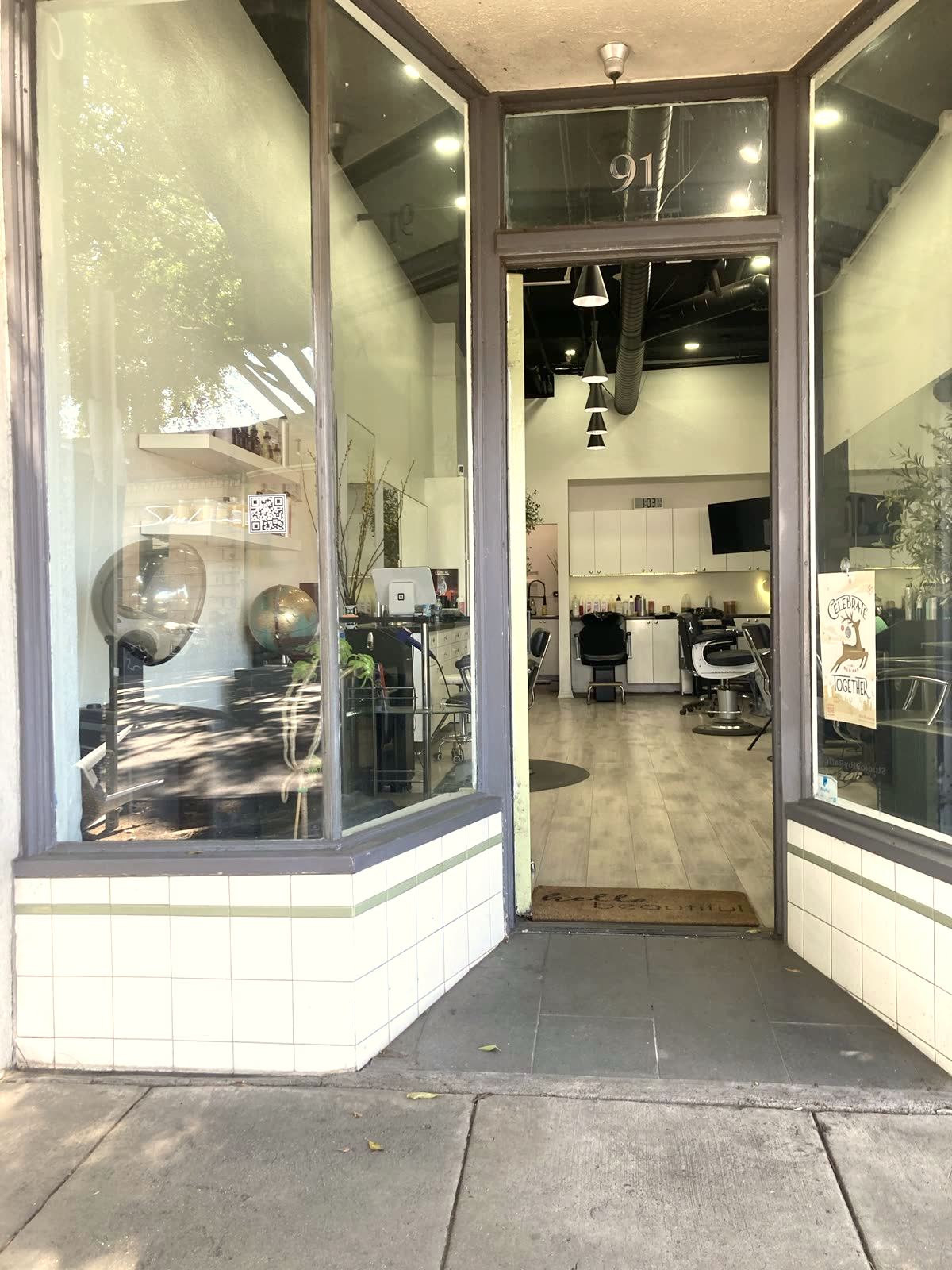 Studio 91 storefront entrance on East Green Street